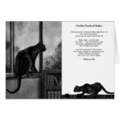 Over de dood van Raku - kaart (Voorkant Horizontaal)