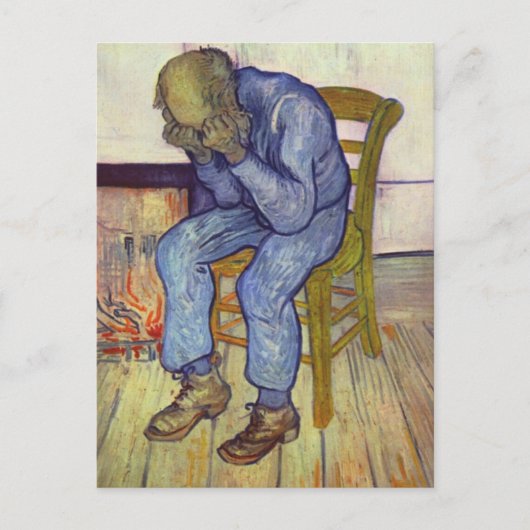 Over de drempel van de eeuwigheid - Vincent Van Go Briefkaart (Voorkant)