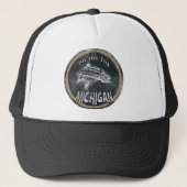 OVER DE FLY MICHIGAN TRUCKER PET (Voorkant)