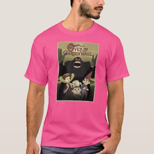 Over de Garden Wall Gregory Wirt Scary Group Shot T-shirt (Voorkant)