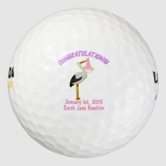 Over de geboorte van je Baby - Golfbal Keepsake Golfballen