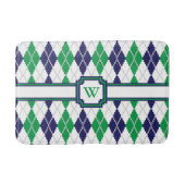 Over de Groene Argyle Bath Mat (Voorkant)