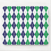 Over de Groene Argyle Mousepad Muismat (Voorkant)