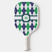Over de groene Argyle Pickleball Paddle (Voorkant)