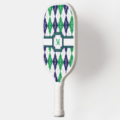 Over de groene Argyle Pickleball Paddle (Links)