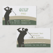 Over de groene Golf Visitekaartje (Voorkant / Achterkant)