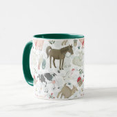 over de groene Mok van het Boerderij dierenfokkeri (Voorkant links)