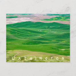 Over de Groene Palouse van Steptoe Butte Briefkaart