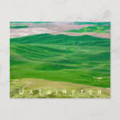 Over de Groene Palouse van Steptoe Butte Briefkaart (Voorkant)