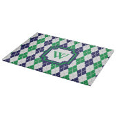 over de groene snijlijn voor kunstglas snijplank (Hoek)