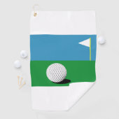 OVER DE GROENEN GOLFHANDDOEK (Insitu)