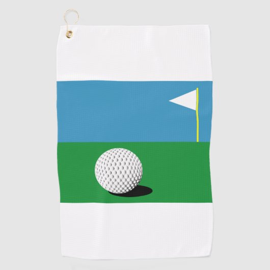 OVER DE GROENEN GOLFHANDDOEK (Voorkant)