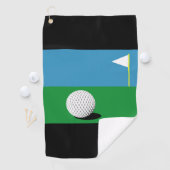 OVER DE GROENEN GOLFHANDDOEK (Insitu)
