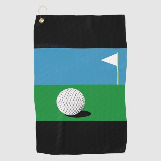 OVER DE GROENEN GOLFHANDDOEK (Voorkant)