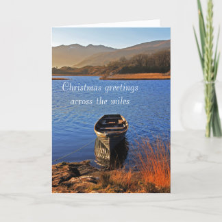 Over de Groeten van Kerstmis van Mijlen Feestdagen Kaart