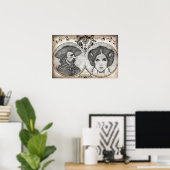 Over de grote kloof heen - Art Print (Thuiskantoor)