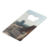 Over de heide creditkaart flessenopener (Achterkant Gekanteld)