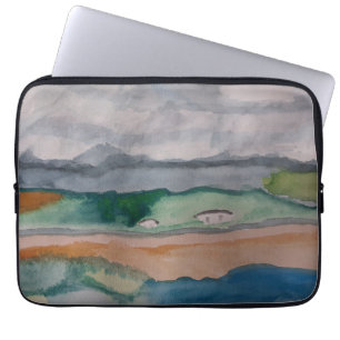 Over de hele baai laptop sleeve