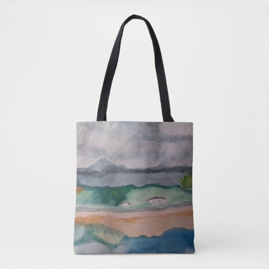Over de hele baai tote bag (Voorkant)
