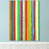 Over de hele linie 30 x 40 Canvas Print (Insitu (Houten vloer))