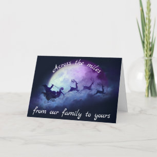 Over de hele linie Magische Kerstmis Feestdagen Kaart