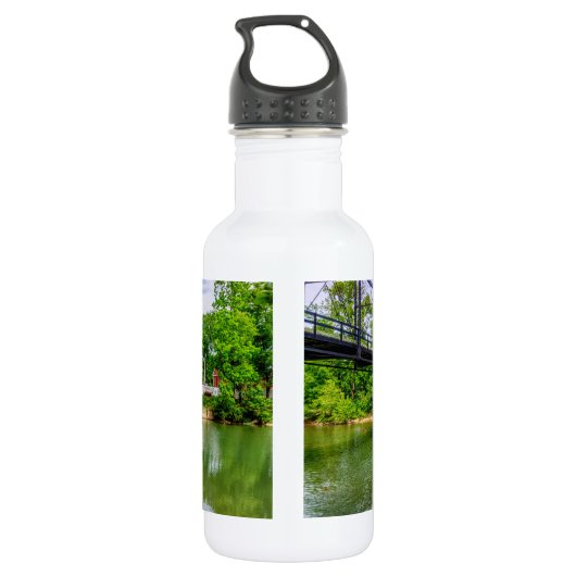 Over de hele oorlog: Eagle Creek Waterfall Stainle Waterfles (Achterkant)