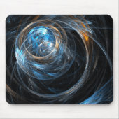 Over de hele wereld Abstracte Art Mousepad Muismat (Voorkant)