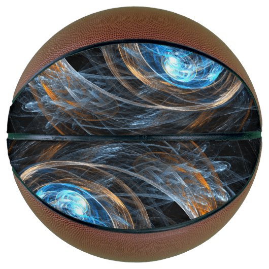 Over de hele wereld Abstracte kunst Basketbal (Voorkant)