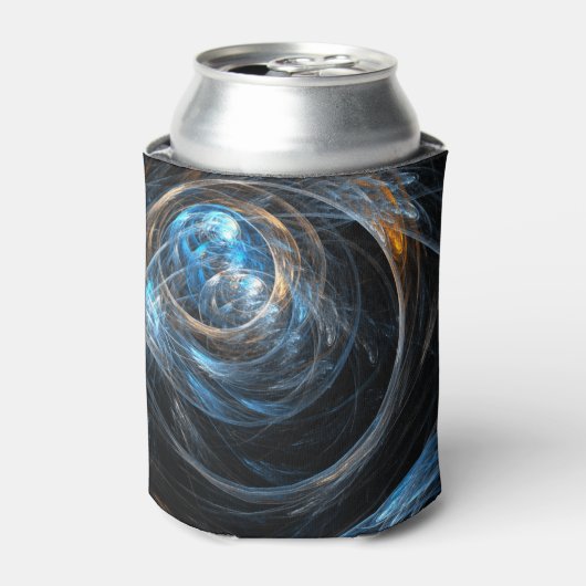 Over de hele wereld Abstracte kunst Blikjeskoeler (Blikje Voorkant)