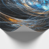 Over de hele wereld Abstracte kunst Cadeaupapier (Hoek)