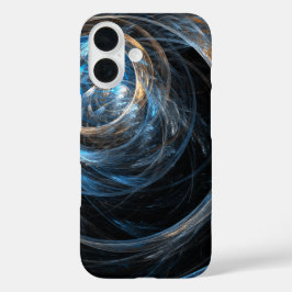 Over de hele wereld Abstracte kunst iPhone 16 Hoesje