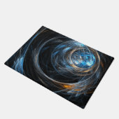 Over de hele wereld Abstracte kunst Deurmat (Schuin)