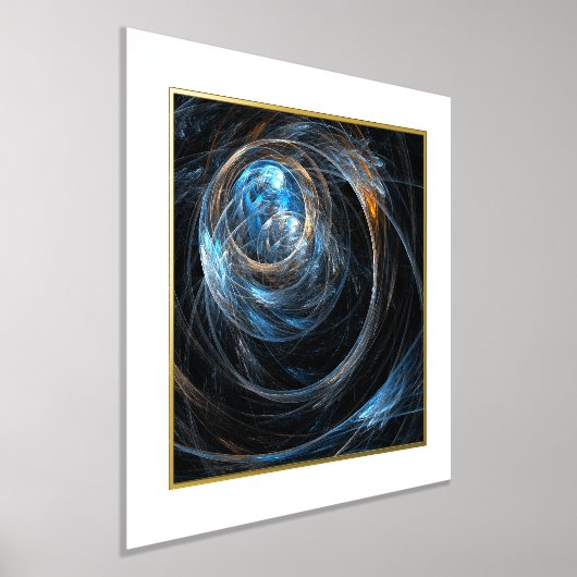 Over de hele wereld Abstracte kunst Folie Afdrukken (Laagn)