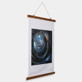 Over de hele wereld Abstracte kunst Hangend Wandkleed (Gebogen)