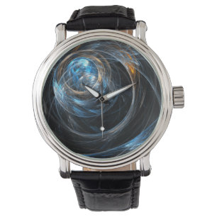 Over de hele wereld Abstracte kunst Horloge