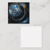 Over de hele wereld Abstracte kunst Informatiekaartje (Voorkant / Achterkant)