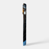 Over de hele wereld Abstracte kunst iPhone 15 Case (Linkerkant)