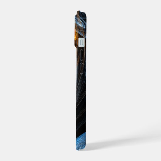 Over de hele wereld Abstracte kunst iPhone 15 Case (Linkerkant)