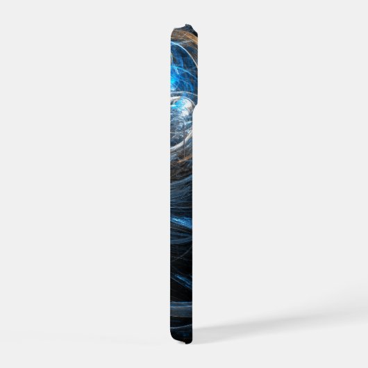 Over de hele wereld Abstracte kunst iPhone 15 Case (Rechterkant)