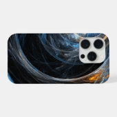 Over de hele wereld Abstracte kunst iPhone Hoesje (Achterkant horizontaal)