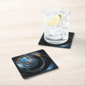 Over de hele wereld Abstracte kunst Kartonnen Onderzetters (Insitu)