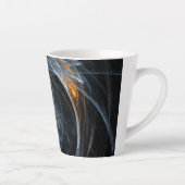 Over de hele wereld Abstracte kunst Latte Mok (Rechts)
