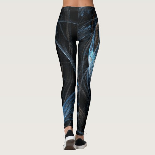 Over de hele wereld Abstracte kunst Leggings (Achterkant)