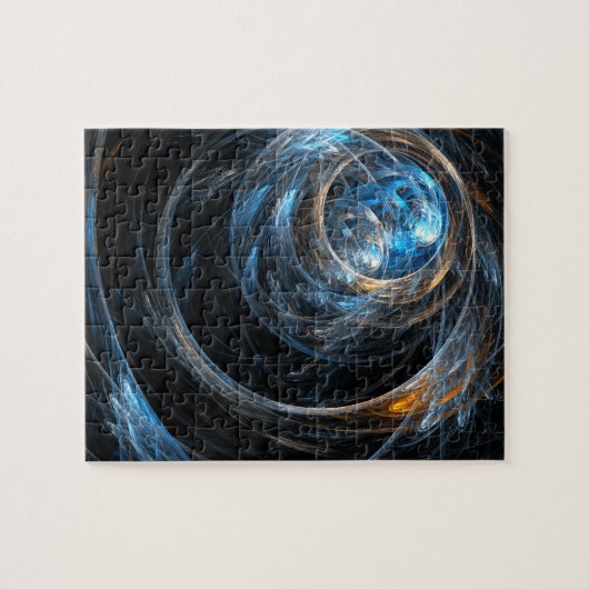 Over de hele wereld Abstracte kunst Legpuzzel (Horizontaal)