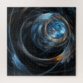 Over de hele wereld Abstracte kunst Legpuzzel (Horizontaal)