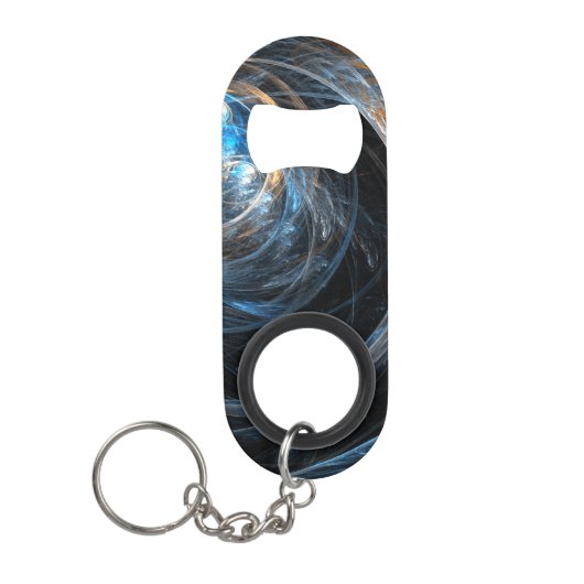 Over de hele wereld Abstracte kunst Mini Flessenopener (Voorkant)