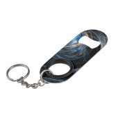 Over de hele wereld Abstracte kunst Mini Flessenopener (Voorkant Gekanteld)