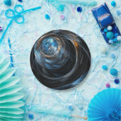 Over de hele wereld Abstracte kunst Papieren Bordje (Feest)