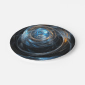 Over de hele wereld Abstracte kunst Papieren Bordje (Gekanteld)