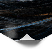 Over de hele wereld Abstracte kunst Perfect Poster (Hoek)